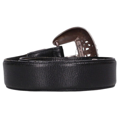 Chrome Hearts Classic 3PC Leather Belt Size 36