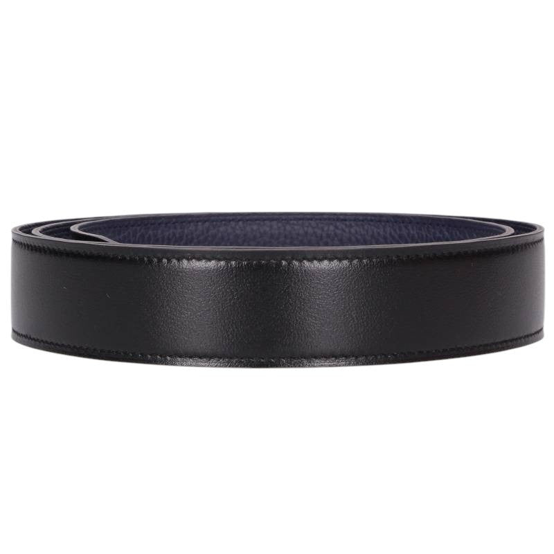 HERMES Box Calf Togo Reversible Leather Belt Kit Size 95