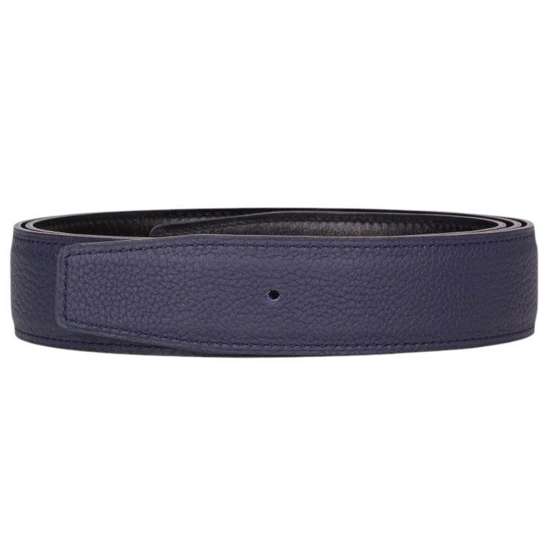 HERMES Box Calf Togo Reversible Leather Belt Kit Size 95