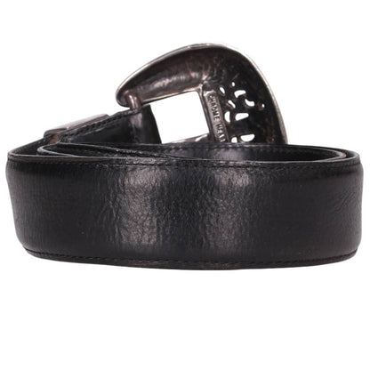 Chrome Hearts Classic 3PC Leather Belt Size 32