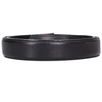 Chrome Hearts 1.5inch Scroll Label Leather Belt Size 38