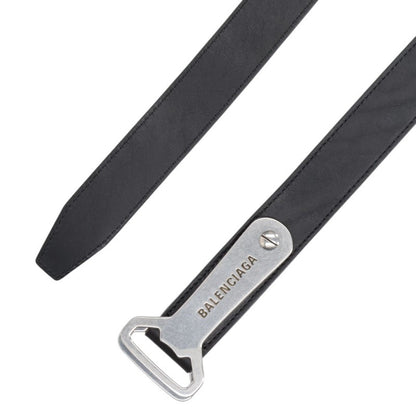 BALENCIAGA Bottle Opener Buckle Leather Belt Size ONE SIZE