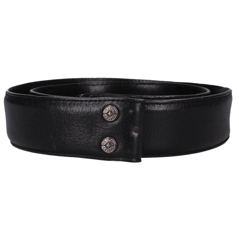 Chrome Hearts 1.5" Scroll Label Rivets Leather Size ONE SIZE