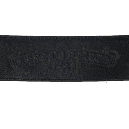 Chrome Hearts 1.5" Scroll Label Rivets Leather Size ONE SIZE