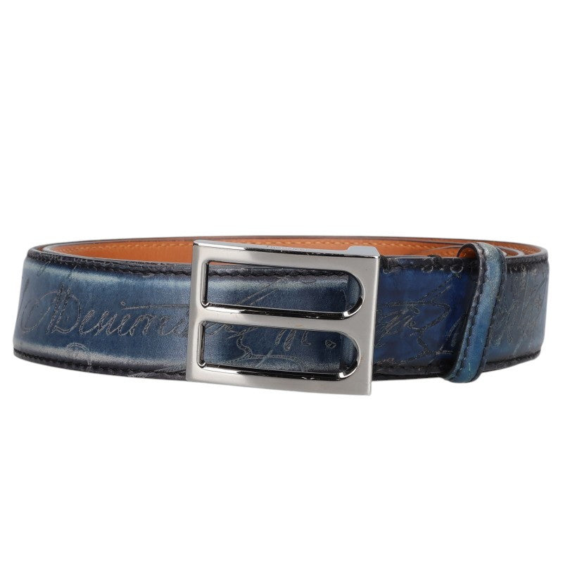 Berluti Calligraphy Leather Belt Multi Size 105