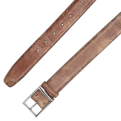 Berluti Calligraphy Classic Belt Brown Size 95