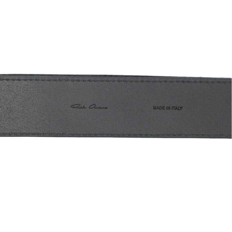 Rick Owens Leather Cargo Belt Black Size ONE SIZE