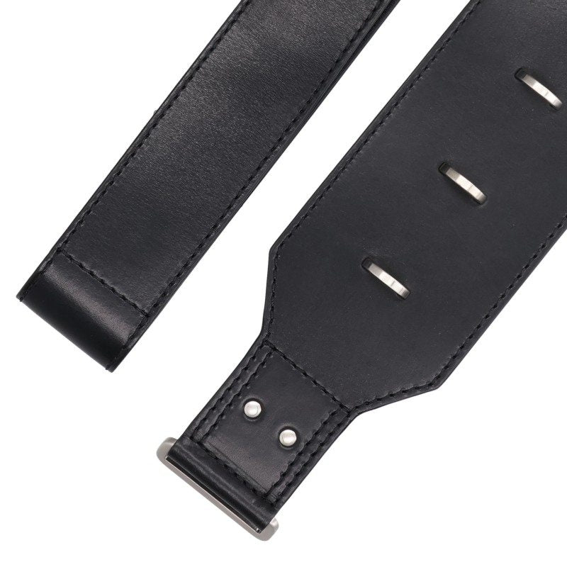 Rick Owens LGEL Leather Cargo Belt Black Size UNI