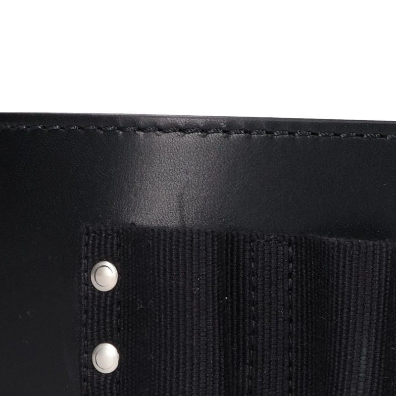 Rick Owens LGEL Leather Cargo Belt Black Size UNI