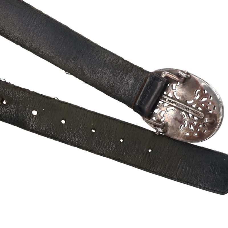 Chrome Hearts 1.5 Classic Oval Cross Leather Belt Size 36