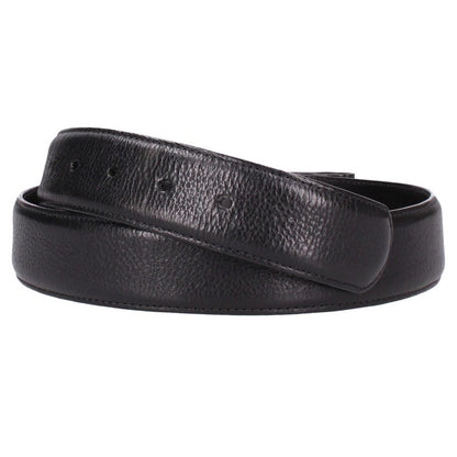 Chrome Hearts 1.5" Scroll Label Rivets Belt Black Size 34