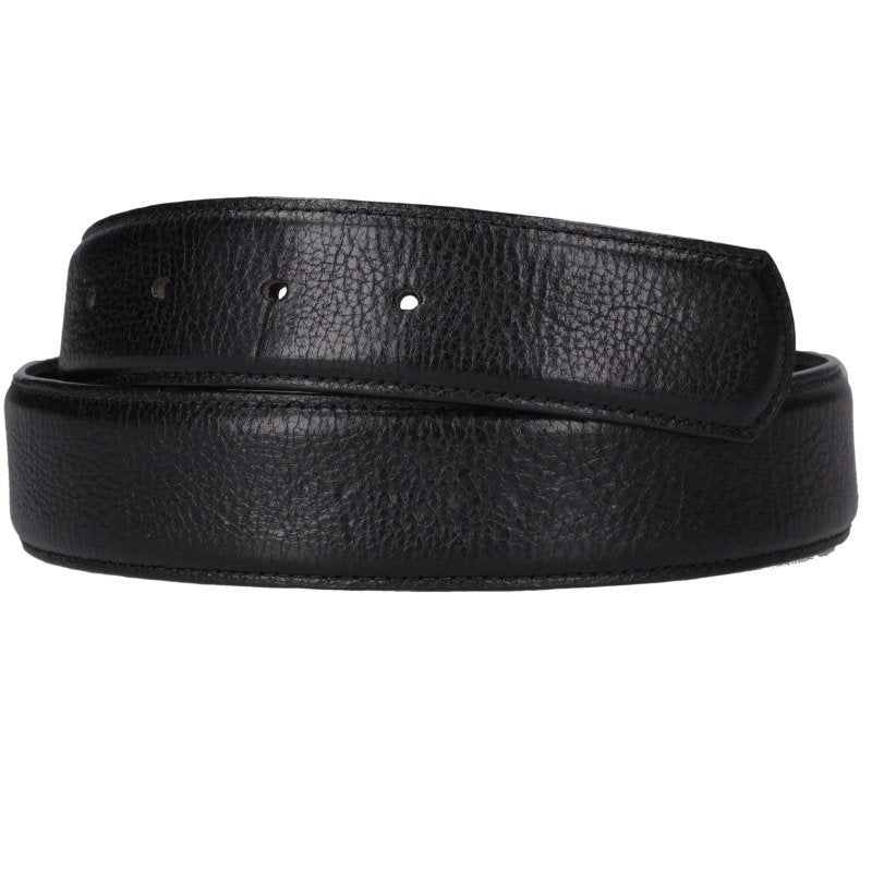 Chrome Hearts 1.5" Scroll Label Rivets Leather Black Size 30