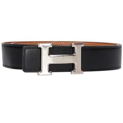 HERMES Constance H Buckle Reversible Leather Belt Size 80