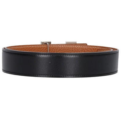 HERMES Constance H Buckle Reversible Leather Belt Size 80