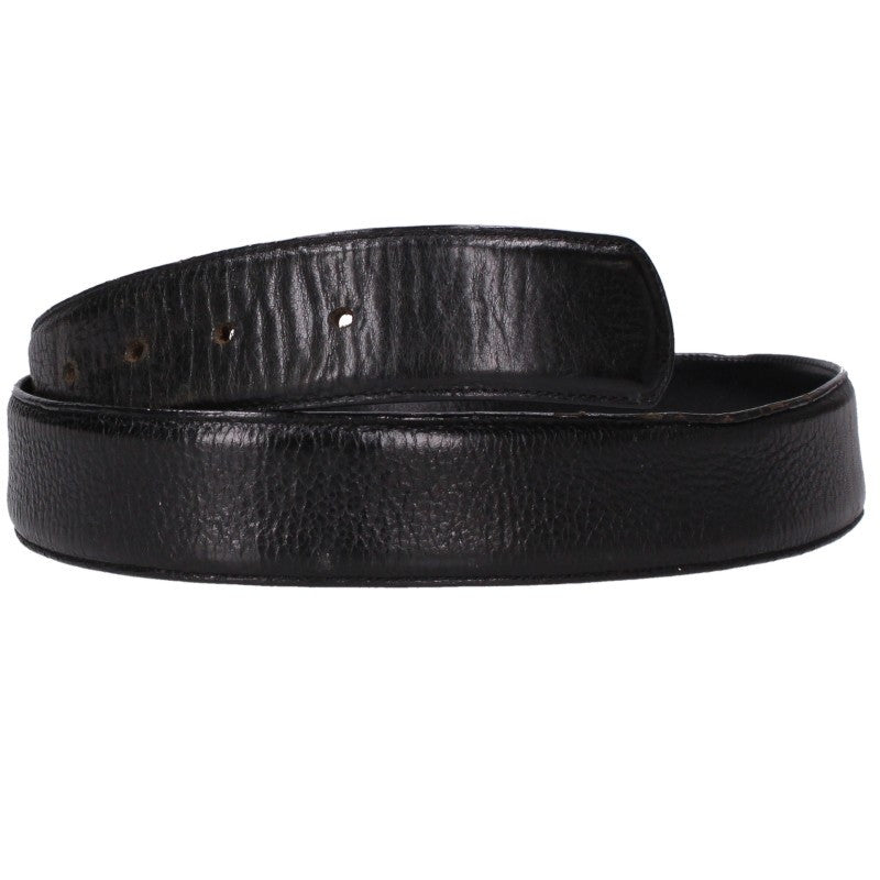 Chrome Hearts 1.5" Scroll Rivets Belt Black/Silver Size 34