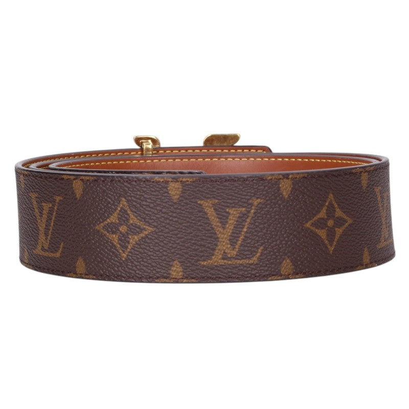 LOUISVUITTON LV Dimension 40MM Belt Brown/Gold Size 95