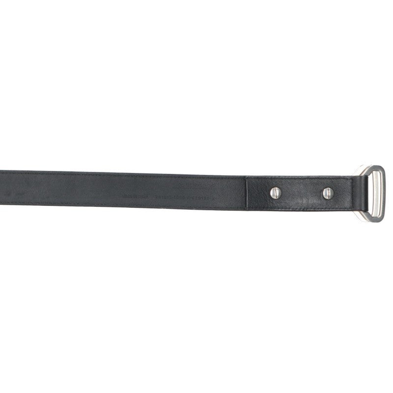 BALENCIAGA Bottle Opener Belt Black/Silver Size ONE SIZE