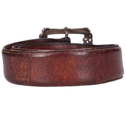 Chrome Hearts Filigree OTJ Leather Belt Size 34