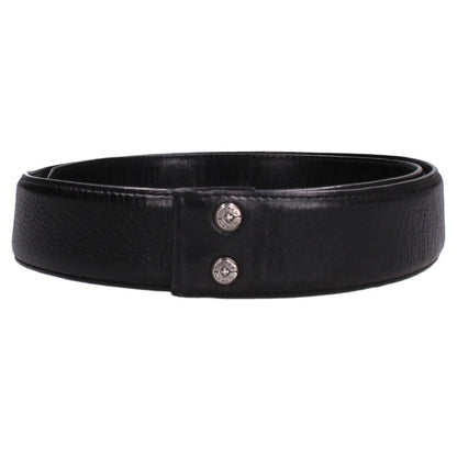 Chrome Hearts 1.5" Scroll Rivets Belt Black Size ONE SIZE
