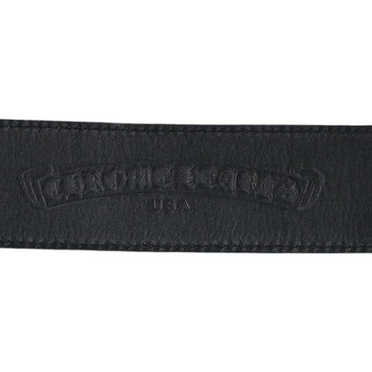 Chrome Hearts 1.5 Classic Oval Star Leather Belt Size 30