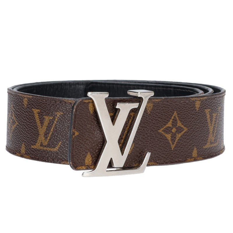 LOUISVUITTON M9821 Monogram Belt Brown/Black Size 90