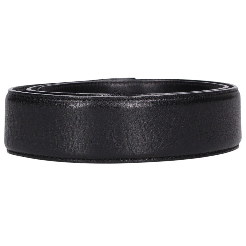Chrome Hearts 1.5" Scroll Rivets Belt Black/Silver Size 32