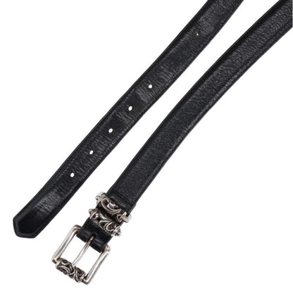 Chrome Hearts 3PC Roller Leather Belt Size 38