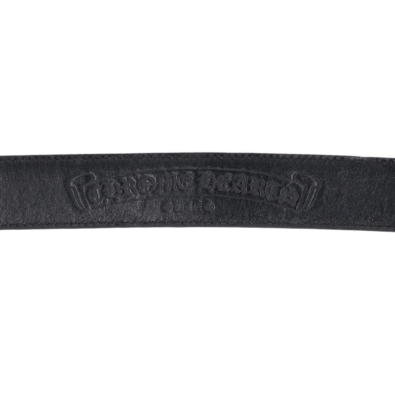 Chrome Hearts 3PC Roller Leather Belt Size 38