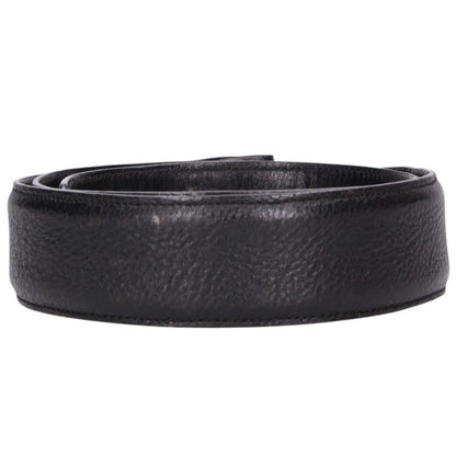 Chrome Hearts 1.5inch Scroll Label Leather Belt Size 32