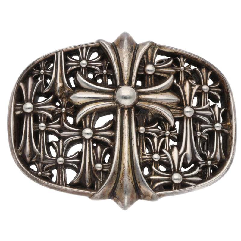Chrome Hearts Silver Cemetery Cross Buckle Size ONE SIZE