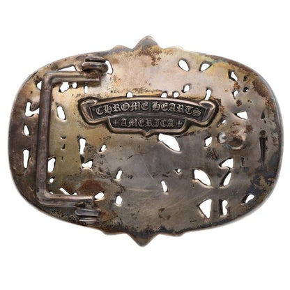 Chrome Hearts Silver Cemetery Cross Buckle Size ONE SIZE