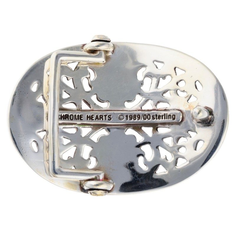 Chrome Hearts Classic Oval Cross Silver Buckle Size ONE SIZE