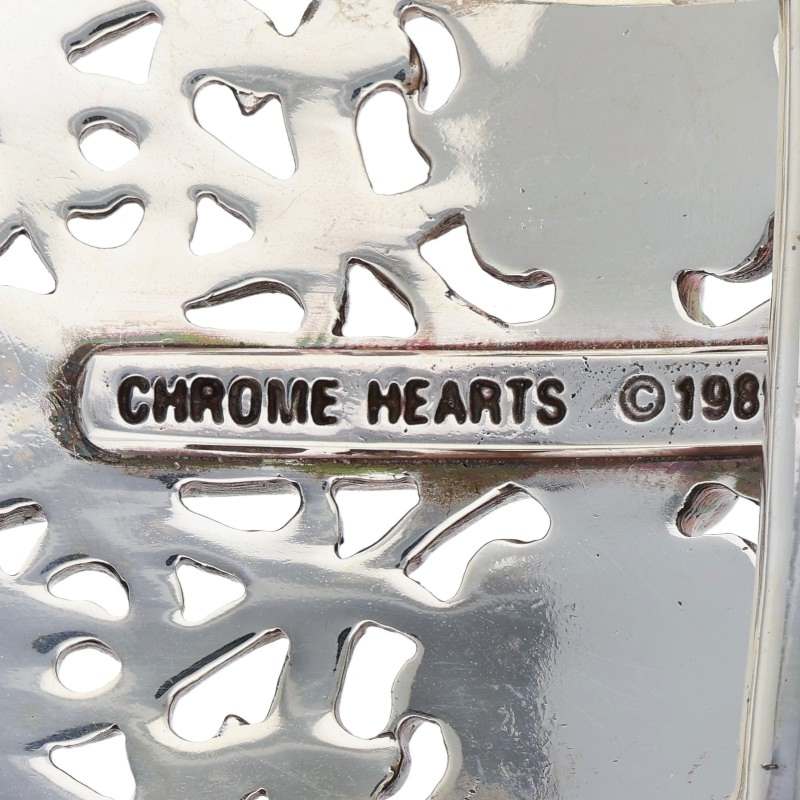Chrome Hearts Classic Oval Cross Silver Buckle Size ONE SIZE