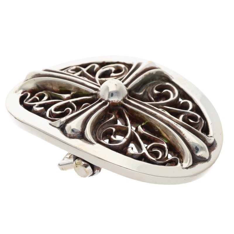 Chrome Hearts Classic Oval Cross Silver Buckle Size ONE SIZE