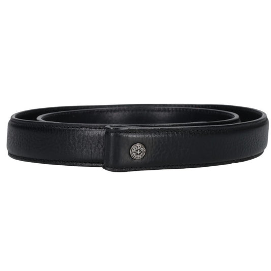 Chrome Hearts 1-inch Scroll Label Leather Belt Size 34