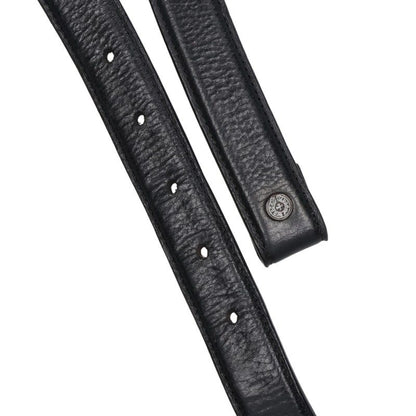 Chrome Hearts 1-inch Scroll Label Leather Belt Size 34