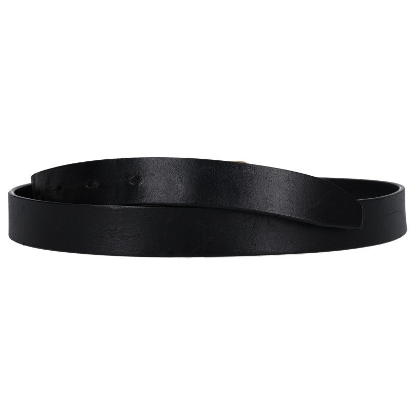 BALENCIAGA BB Logo Buckle Leather Belt Size 85