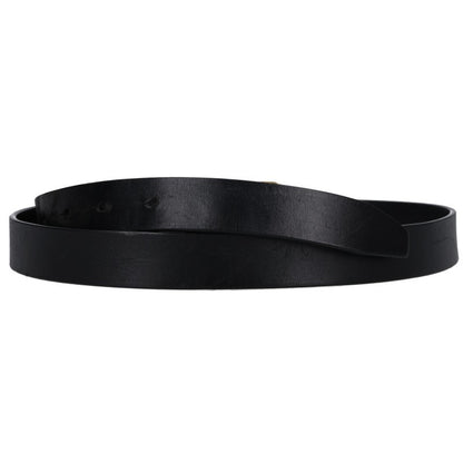 BALENCIAGA BB Logo Buckle Leather Belt Size 85