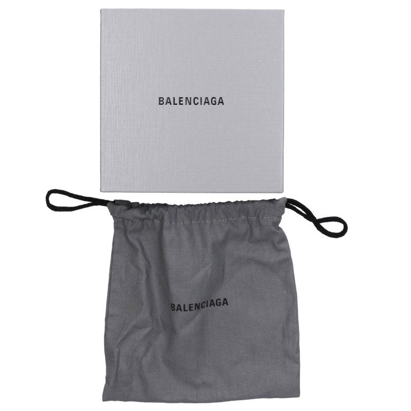 BALENCIAGA BB Logo Buckle Leather Belt Size 85