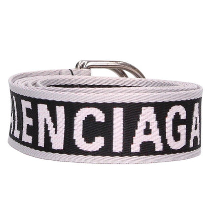 BALENCIAGA D-Ring Belt Black/Red