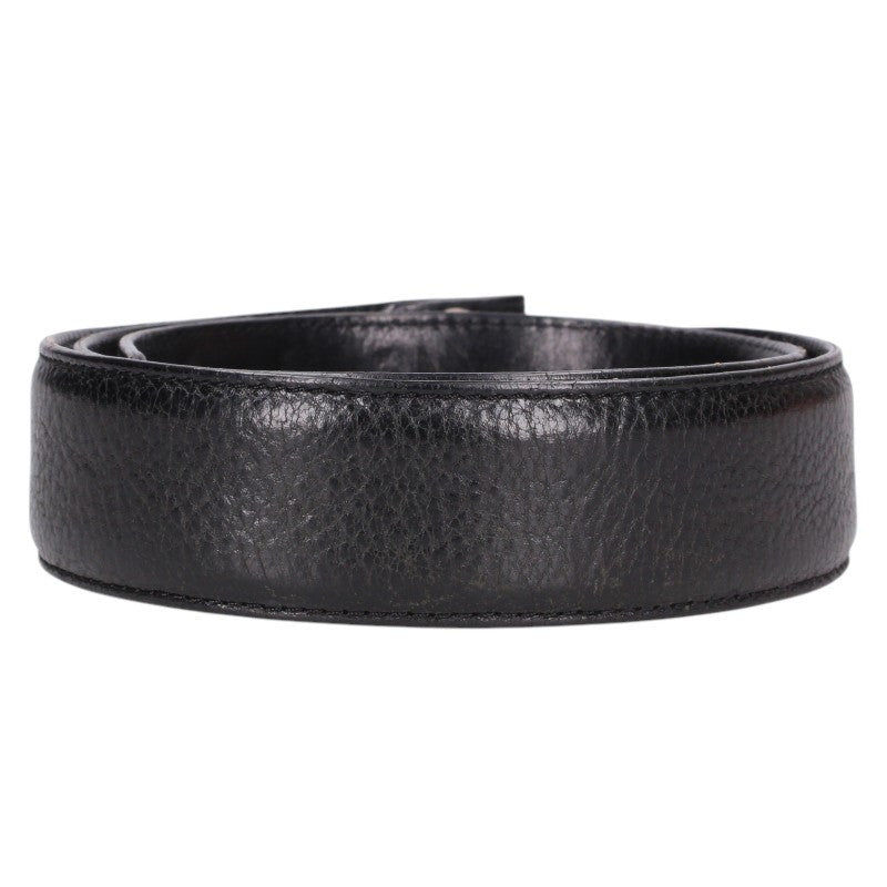 Chrome Hearts 1.5" Scroll Label Rivets Leather Belt Size 32