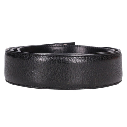Chrome Hearts 1.5" Scroll Label Rivets Leather Belt Size 32