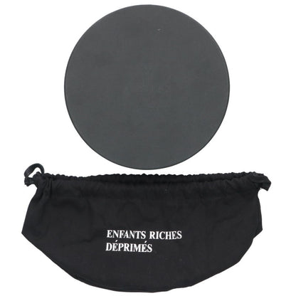 ENFANTS RICHES DEPRIMES Skinny O-Ring Studded Belt Size 90