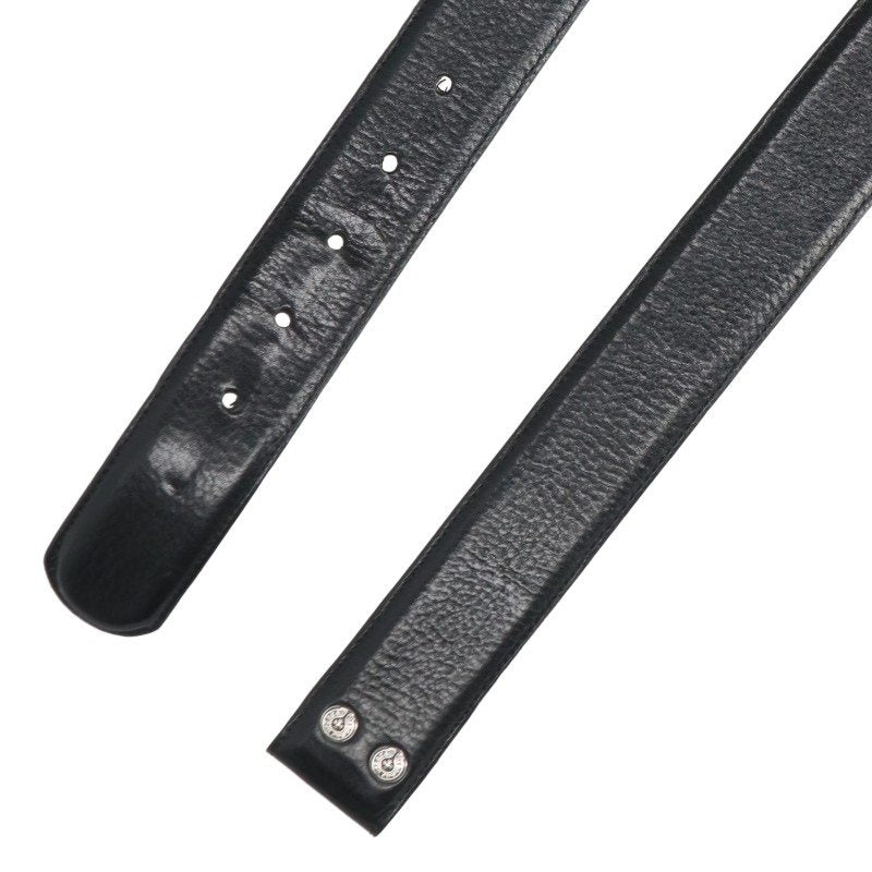 Chrome Hearts 1.5inch Scroll Belt Black/Silver Multi Size 32