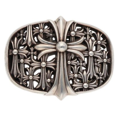 Chrome Hearts 925 Silver Cemetery Cross Buckle