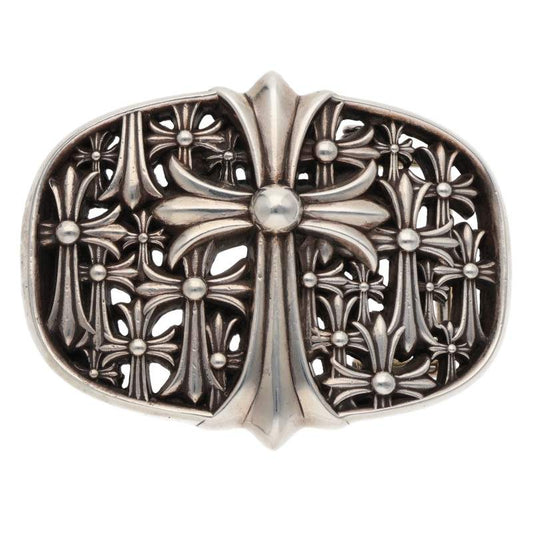 Chrome Hearts 925 Silver Cemetery Cross Buckle