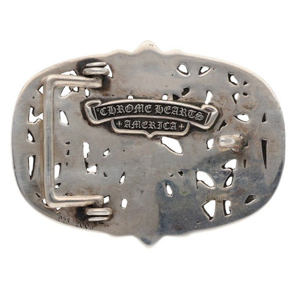 Chrome Hearts 925 Silver Cemetery Cross Buckle