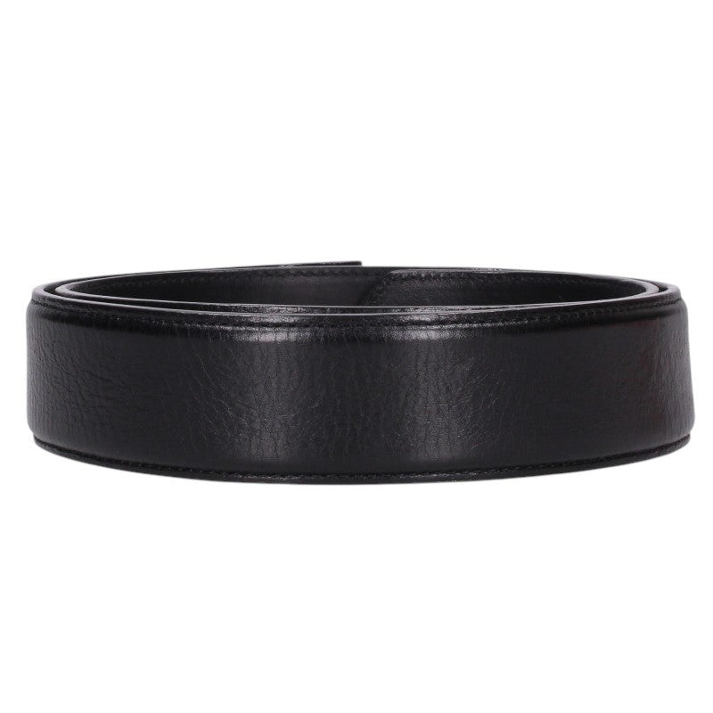 Chrome Hearts 1.5inch Scroll Label Leather Belt Size 32