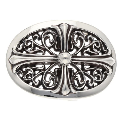 Chrome Hearts Classic Oval Cross Buckle Size ONE SIZE Silver