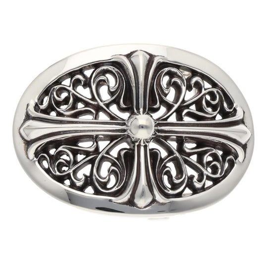 Chrome Hearts Classic Oval Cross Buckle Size ONE SIZE Silver